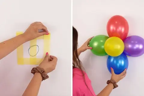 Jak przyczepić balony do ściany bez uszkadzania powierzchni